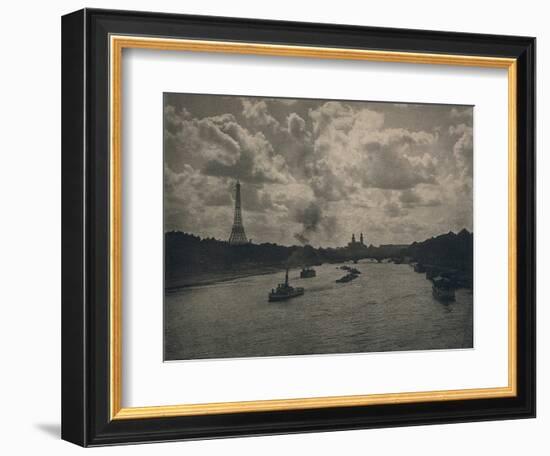 Paris: the Seine, 1896 (Gelatin Silver Print)-Alfred Stieglitz-Framed Giclee Print