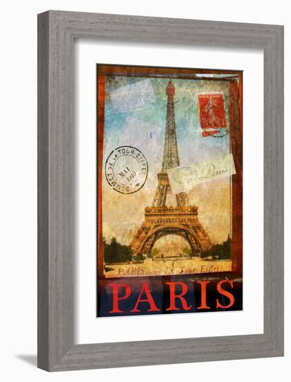 Paris Tour Eiffel Tower, Trocadero-Chris Vest-Framed Art Print