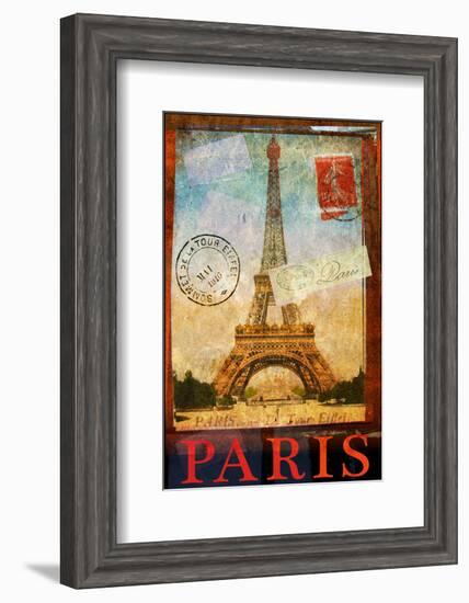 Paris Tour Eiffel Tower, Trocadero-Chris Vest-Framed Art Print