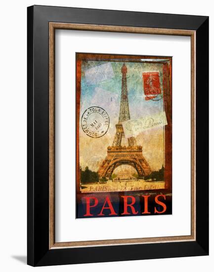 Paris Tour Eiffel Tower, Trocadero-Chris Vest-Framed Art Print