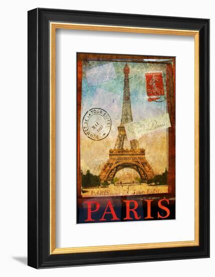 Paris Tour Eiffel Tower, Trocadero-Chris Vest-Framed Art Print