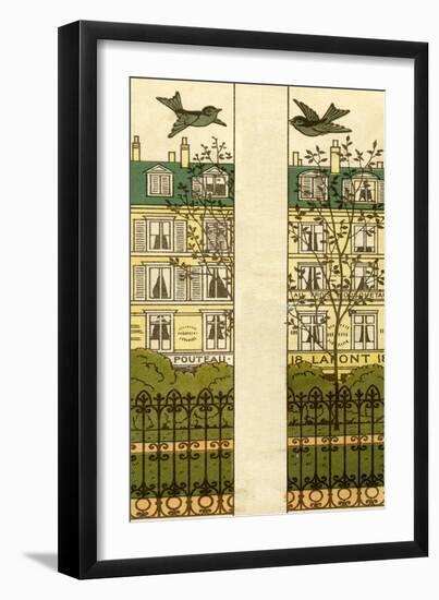 Paris town houses-Thomas Crane-Framed Giclee Print