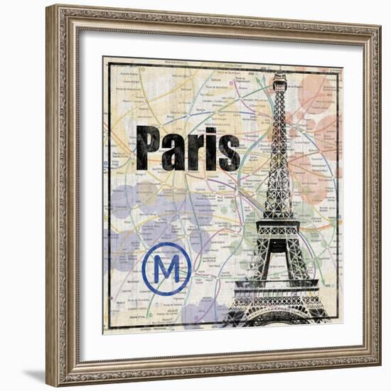 Paris Train-Lauren Gibbons-Framed Art Print