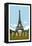 Paris Travel Poster-Michael Jon Watt-Framed Premier Image Canvas