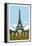 Paris Travel Poster-Michael Jon Watt-Framed Premier Image Canvas