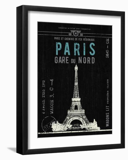 Paris Travel-The Vintage Collection-Framed Giclee Print