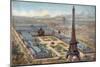 Paris Universal Exhibition of 1889 : Eiffel Tower-French School-Mounted Giclee Print