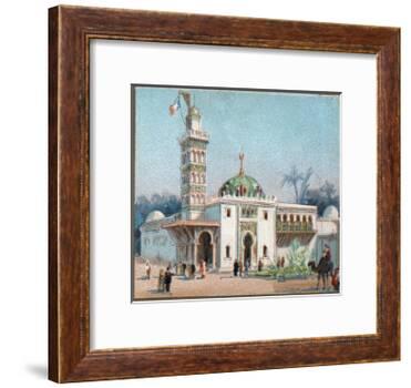 Paris Universal Exhibition of 1889 : The arab mosque-French School-Framed Giclee Print