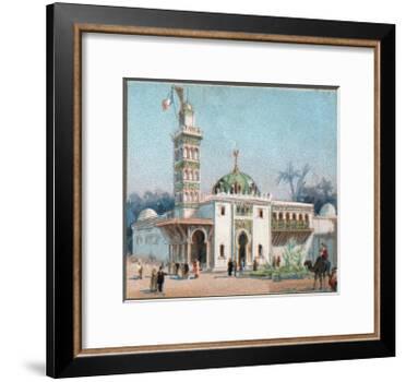 Paris Universal Exhibition of 1889 : The arab mosque-French School-Framed Giclee Print