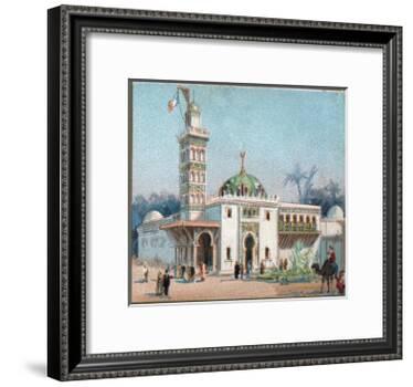 Paris Universal Exhibition of 1889 : The arab mosque-French School-Framed Giclee Print