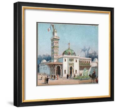 Paris Universal Exhibition of 1889 : The arab mosque-French School-Framed Giclee Print