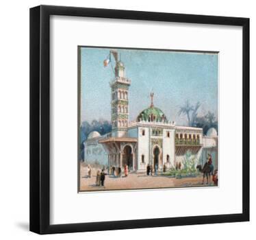 Paris Universal Exhibition of 1889 : The arab mosque-French School-Framed Giclee Print