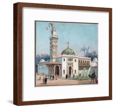 Paris Universal Exhibition of 1889 : The arab mosque-French School-Framed Giclee Print