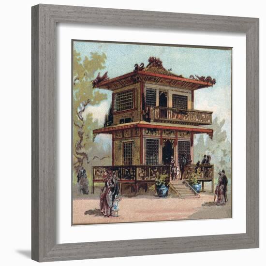 Paris Universal Exhibition of 1889 : The Japan Pavilion-French School-Framed Giclee Print