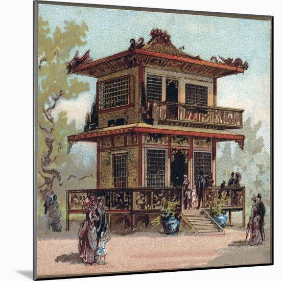 Paris Universal Exhibition of 1889 : The Japan Pavilion-French School-Mounted Giclee Print