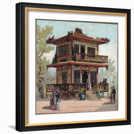 Paris Universal Exhibition of 1889 : The Japan Pavilion-French School-Framed Giclee Print