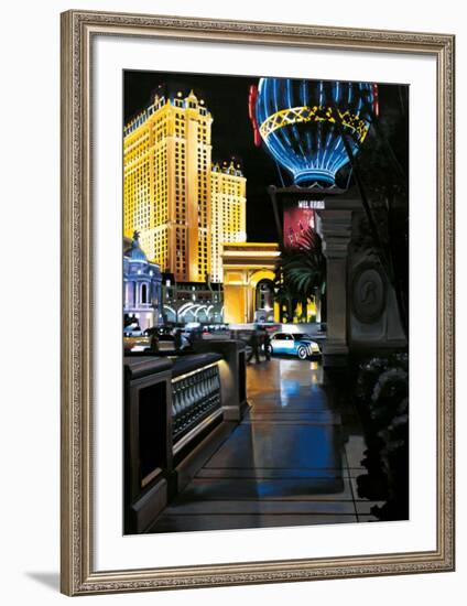 Paris, Vegas-Christophe Susbielles-Framed Art Print