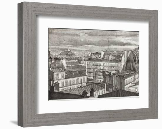 Paris, vent d'ouest-Erik Desmazieres-Framed Collectable Print