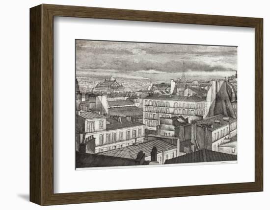 Paris, vent d'ouest-Erik Desmazieres-Framed Collectable Print