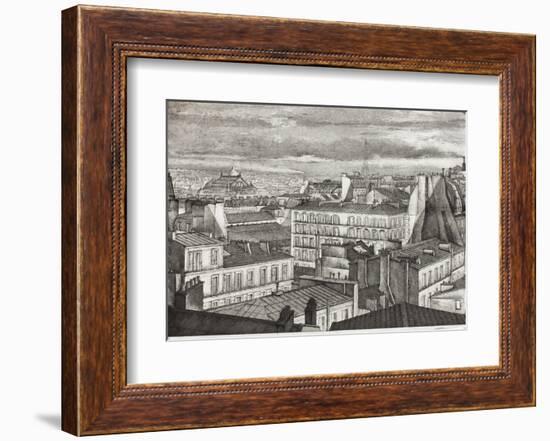 Paris, vent d'ouest-Erik Desmazieres-Framed Collectable Print