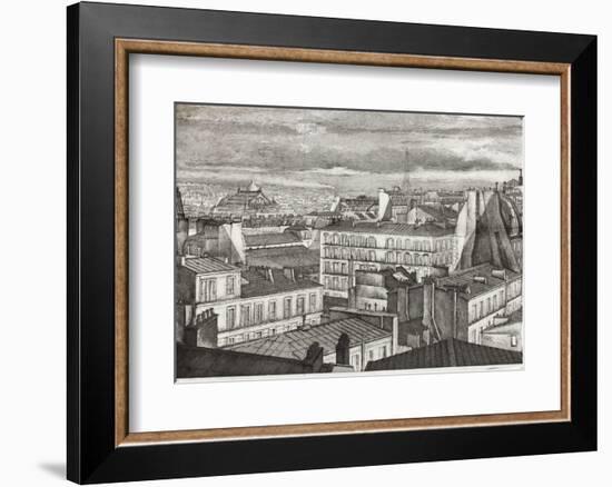 Paris, vent d'ouest-Erik Desmazieres-Framed Collectable Print