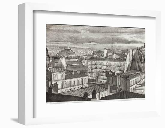 Paris, vent d'ouest-Erik Desmazieres-Framed Collectable Print