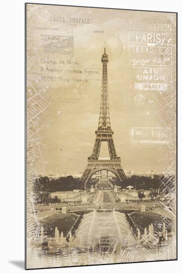 Paris Vintage-Tom Frazier-Mounted Giclee Print