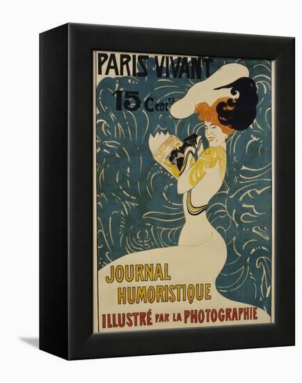 Paris Vivant Poster-Edmond Marie Petitjean-Framed Premier Image Canvas