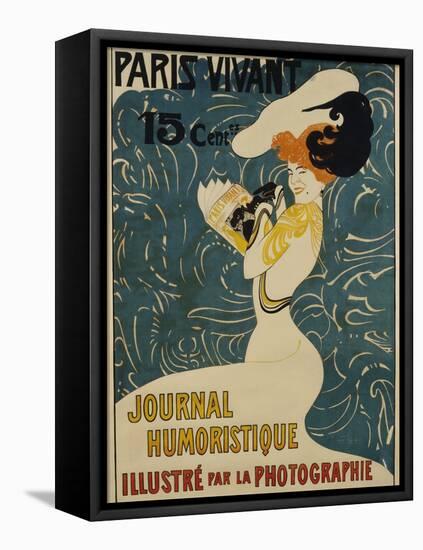 Paris Vivant Poster-Edmond Marie Petitjean-Framed Premier Image Canvas