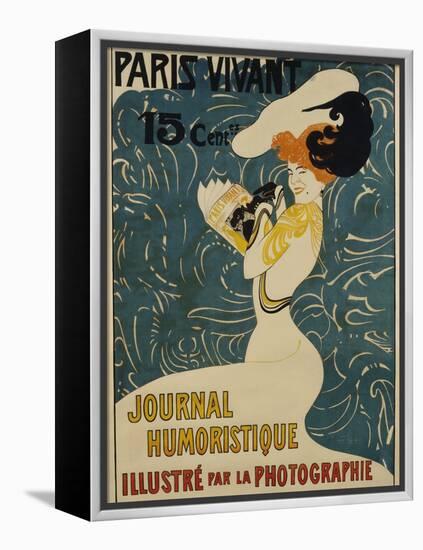 Paris Vivant Poster-Edmond Marie Petitjean-Framed Premier Image Canvas