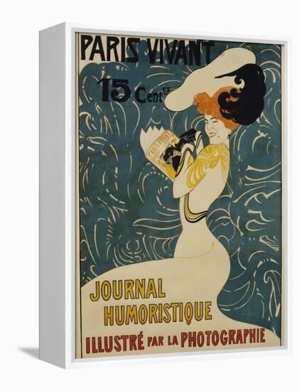 Paris Vivant Poster-Edmond Marie Petitjean-Framed Premier Image Canvas