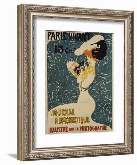 Paris Vivant Poster-Edmond Marie Petitjean-Framed Premium Photographic Print