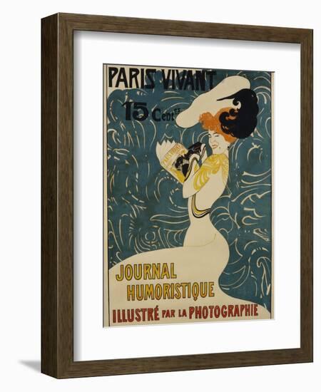 Paris Vivant Poster-Edmond Marie Petitjean-Framed Premium Photographic Print