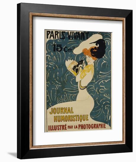 Paris Vivant Poster-Edmond Marie Petitjean-Framed Premium Photographic Print