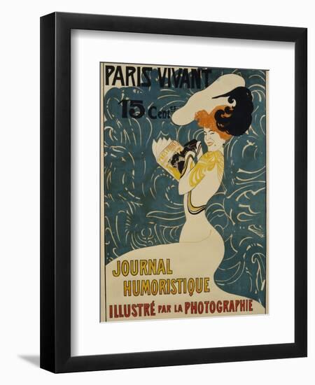 Paris Vivant Poster-Edmond Marie Petitjean-Framed Premium Photographic Print