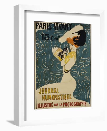 Paris Vivant Poster-Edmond Marie Petitjean-Framed Premium Photographic Print