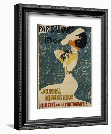 Paris Vivant Poster-Edmond Marie Petitjean-Framed Premium Photographic Print