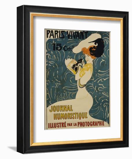 Paris Vivant Poster-Edmond Marie Petitjean-Framed Premium Photographic Print