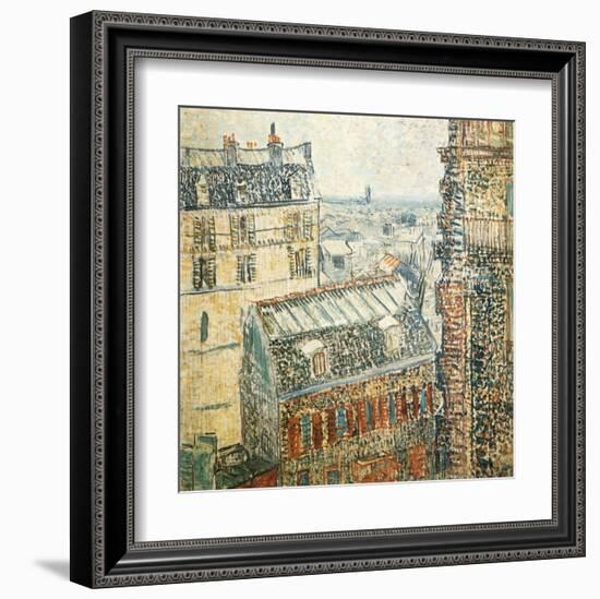 Paris Vu De La Chambre De Vincent-Vincent van Gogh-Framed Art Print