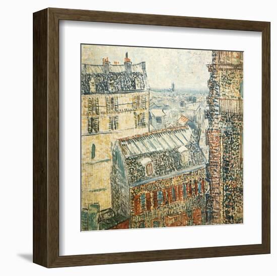 Paris Vu De La Chambre De Vincent-Vincent van Gogh-Framed Art Print