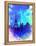 Paris Watercolor Skyline-NaxArt-Framed Stretched Canvas