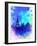 Paris Watercolor Skyline-NaxArt-Framed Art Print