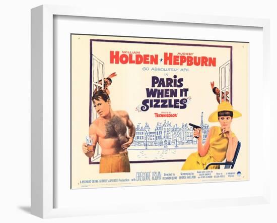 Paris When It Sizzles, 1964-null-Framed Art Print