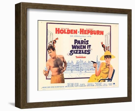 Paris When It Sizzles, 1964-null-Framed Premium Giclee Print