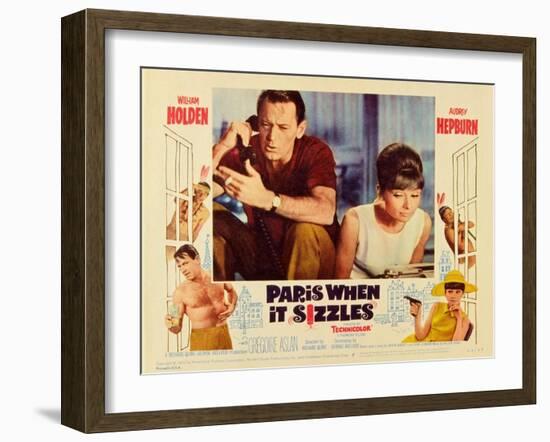 Paris When It Sizzles, 1964-null-Framed Art Print