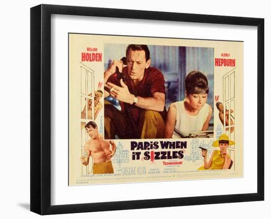 Paris When It Sizzles, 1964-null-Framed Art Print