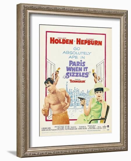 Paris-When it Sizzles, 1964-null-Framed Giclee Print