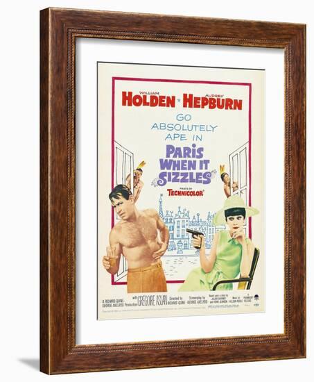 Paris-When it Sizzles, 1964-null-Framed Giclee Print