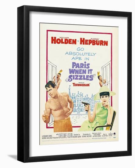 Paris-When it Sizzles, 1964-null-Framed Giclee Print