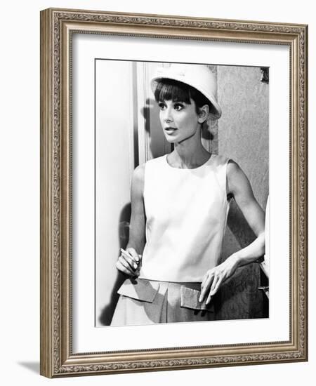 Paris When it Sizzles, Audrey Hepburn, 1964-null-Framed Photo